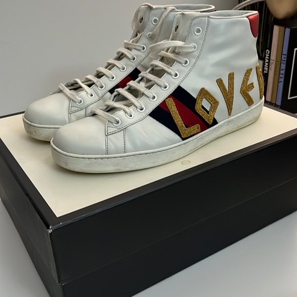 Gucci Other - Gucci Ace “Loved” High Top Sneaker G9 US10.5
